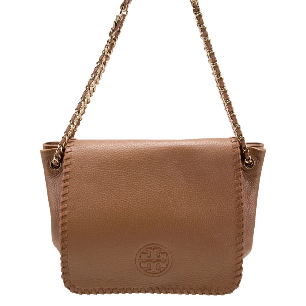 Tory Burch Tan Chain Strap Shoulder Bag